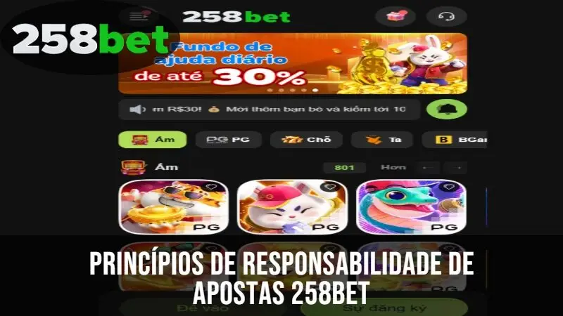 Os Princípios de Responsabilidade de Apostas no 258Bet