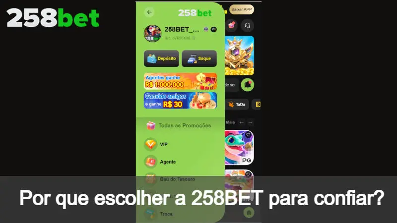 Por que você deve escolher o 258BET para confiar?