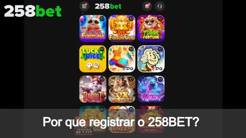 Por que você deve se registro no 258BET?