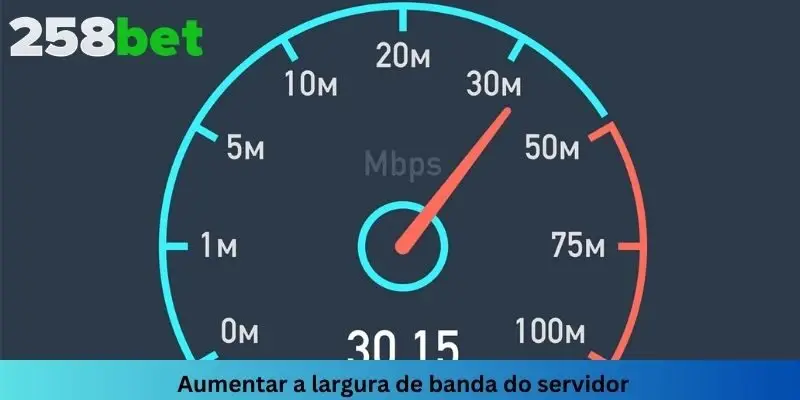 Aumente mais tráfego para largura de banda do servidor